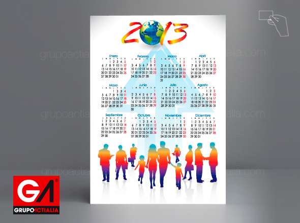 Calendarios Pared A3 | Impresión | Imprenta | Diseño Gráfico